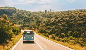 The Hippie van tour